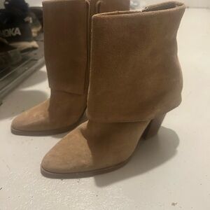 Tan Suede Ankle Boots